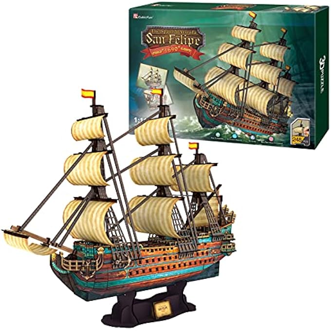 3D PUZZLE SAN FELIPE - 3D PUZZLE FOR CHILDREN, 3D PUZZLE ADULTS, MODEL KIT ADULTS, 3D PUZZLE CHILDREN, 3D PUZZLE ADULTS, 266 PIECES - Image 1